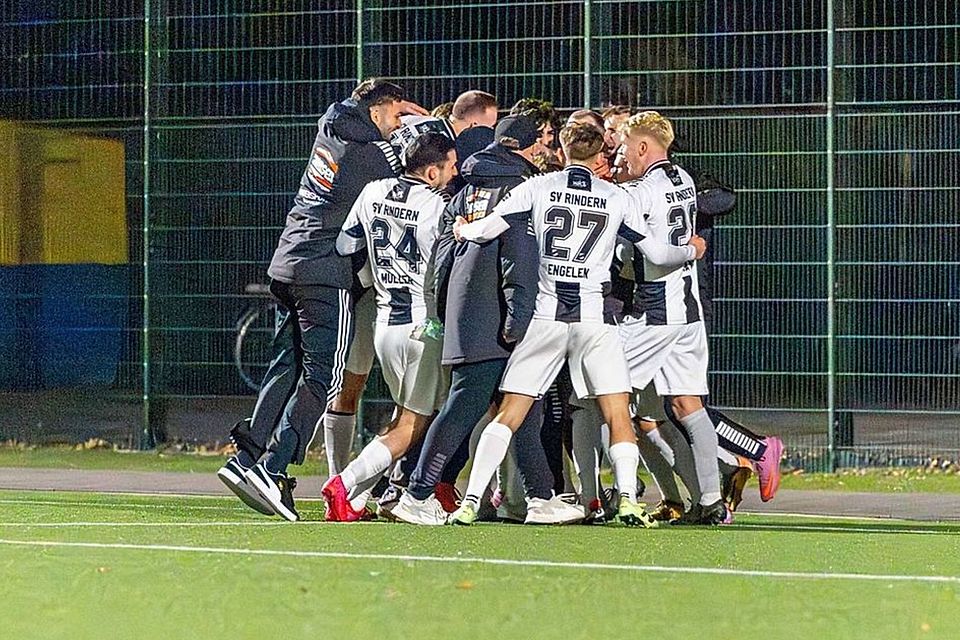 Jubel beim SV Rindern. 