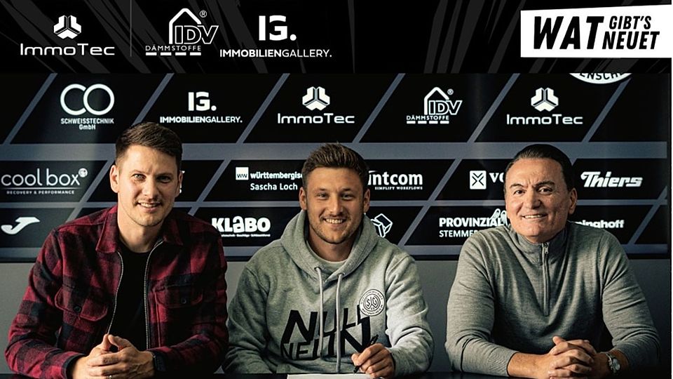 (v.l.:) Sportlicher Leiter Richard Weber, Nico Pulver, Vorsitzender Ertan Ilce