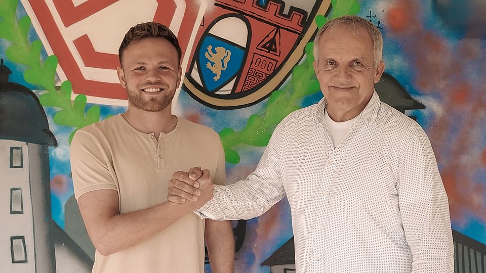 Der künftige Co-Trainer Marcel Becker (links) und der Sportliche Leiter Ottmar Griffel.