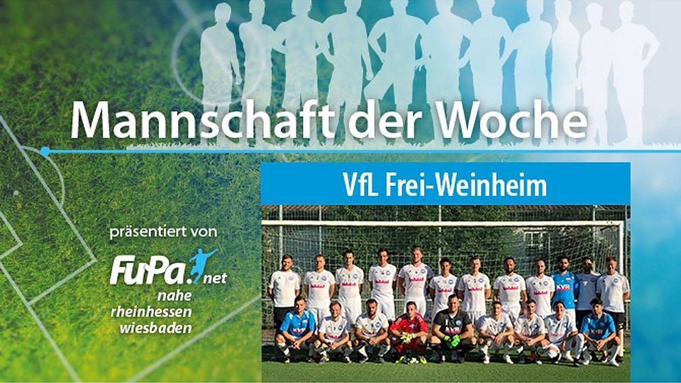 Der A-Ligist VfL Frei-Weinheim, ist die "FuPa-Mannschaft-der-Woche"! F:  Petar-Stevo Stojancic