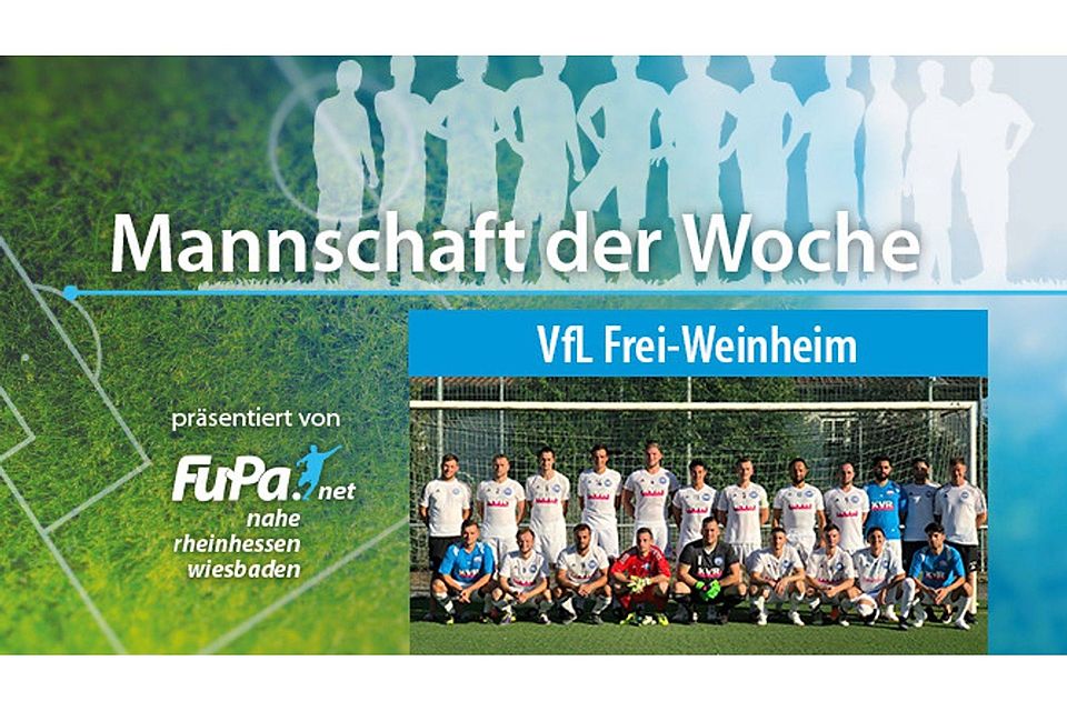 Der A-Ligist VfL Frei-Weinheim, ist die "FuPa-Mannschaft-der-Woche"! F:  Petar-Stevo Stojancic