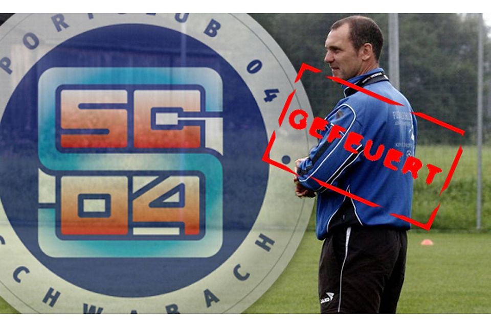 Die Zusammenarbeit zwischen dem SC 04 Schwabach und Armin Störzenhofecker hielt nicht einmal ein ganzes Jahr (F.: Santner / Grafik: FuPa Mittelfranken).