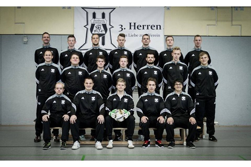 Neu gegründet - und schnell zum Team geworden: Die Sportfreunde Lechtingen III
