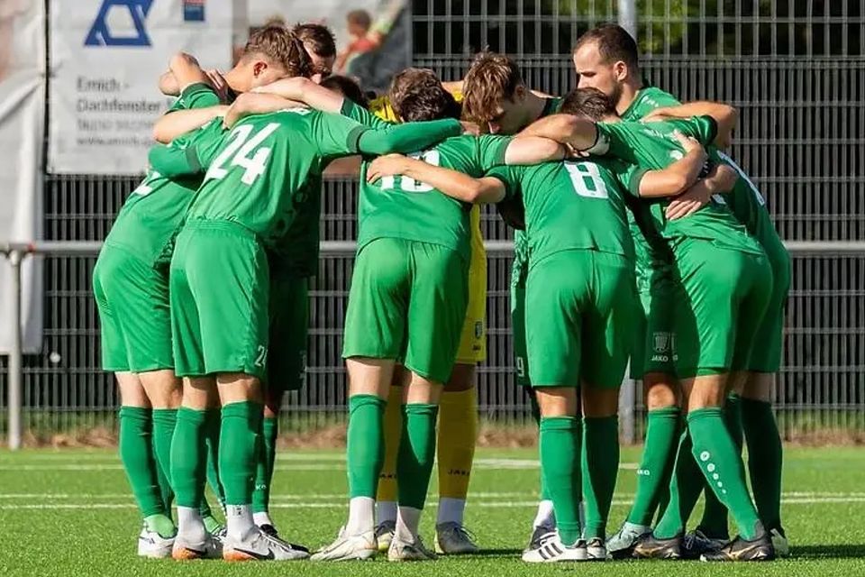 Die SG Wald-Michelbach im Teamkreis. 