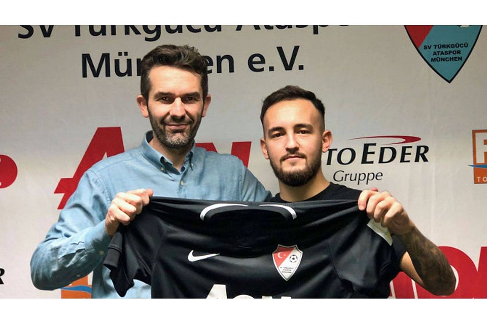 Arbnor Segashi (r.) spielt noch mindestens ein weiteres Jahr beim SV Türkgücü-Ataspor. SV Türkgücü-Ataspor München