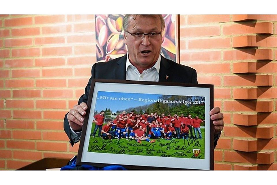 FCU-Präsident Franz Faber freut sich auf die Löwen F: Leifer