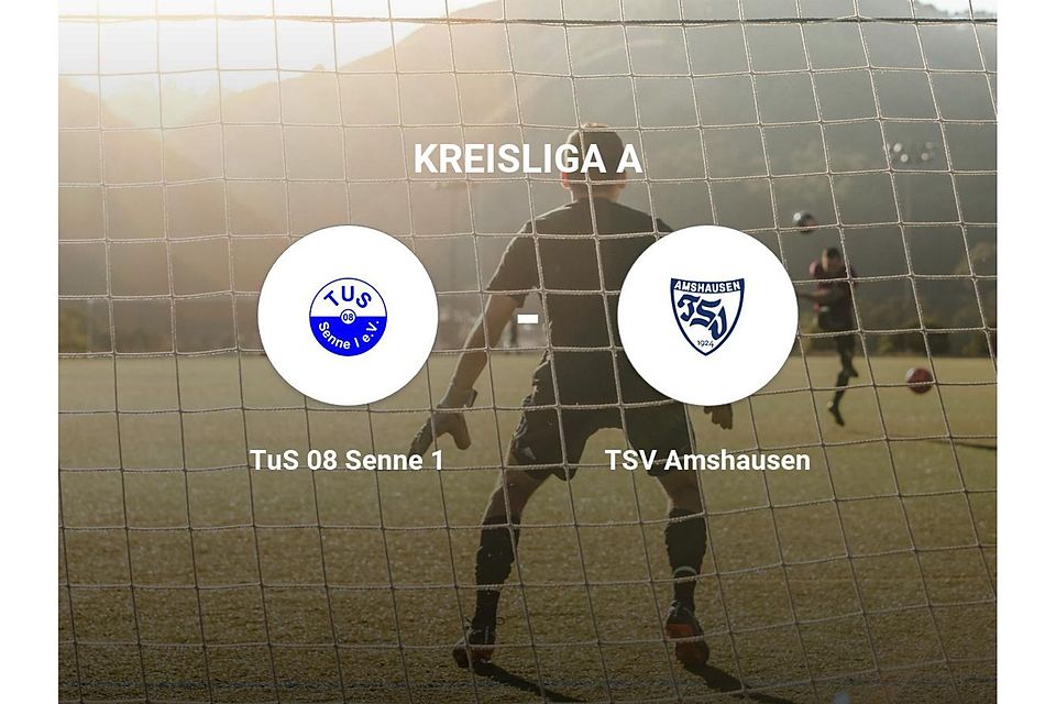 TuS 08 Senne 1 gegen TSV Amshausen