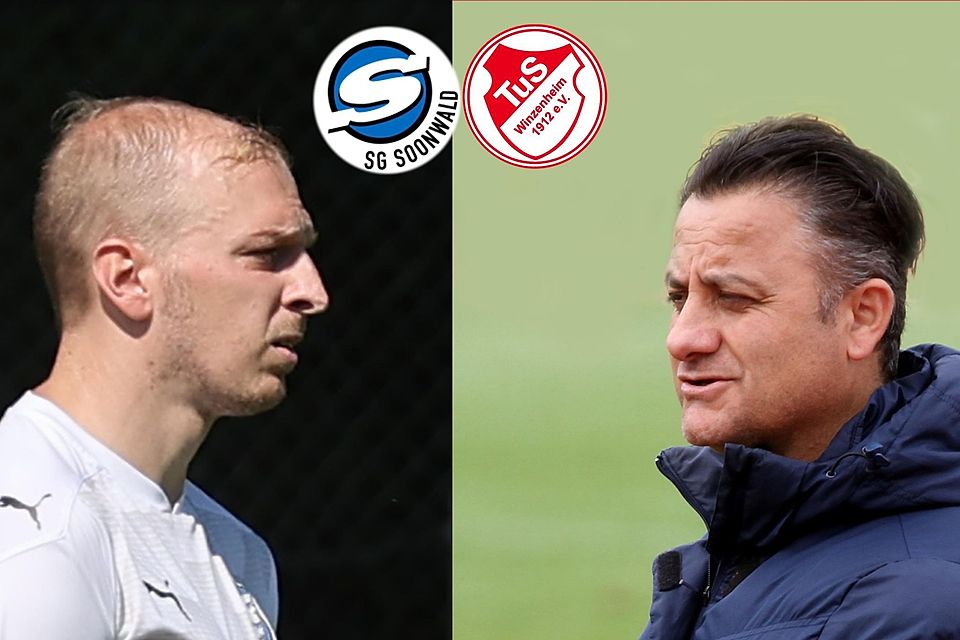 Sie stehen sich am Sonntag im A-Klassen-Gipfel gegenüber: Soonwald-Spielertrainer Lars Flommersfeld (links) und Winzenheims Coach, Ercan Ürün.