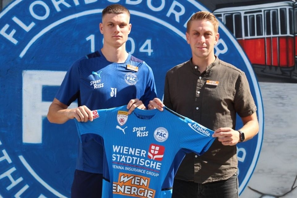 Alex Mankowski (li.) erhält einen Vertrag in Wien beim Floridsdorfer Athletiksport-Klub.