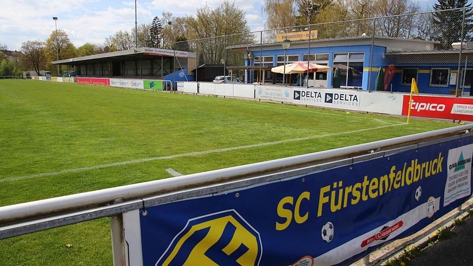 Der Sportplatz des SCF. Das Gelände gehört der Stadt.