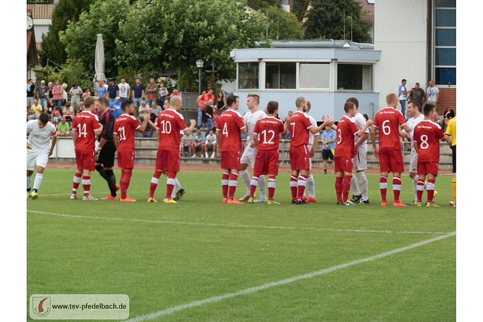 Pfedelbach und Öhringen eröffnen den Liga-Spielbetrieb. F: Hofacker