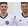 Spielen auch in der nächsten Saison für den TSV Hollenbach: Ricardo Anzano (links) und Angelo Jakob (rechts).  Fotos: FuPa