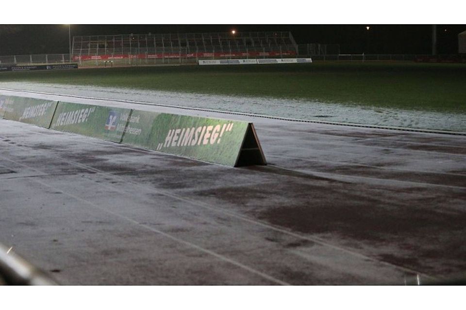 So sah es aus, als Kassel abreisen musste. Frostig. Ein Heimsieg am 12. Februar, dafür können sich die Teutonen erwärmen.	Foto: Bär