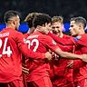 Kaum zu bremsen: der FC Bayern München. picture alliance/dpa / Matthias Balk