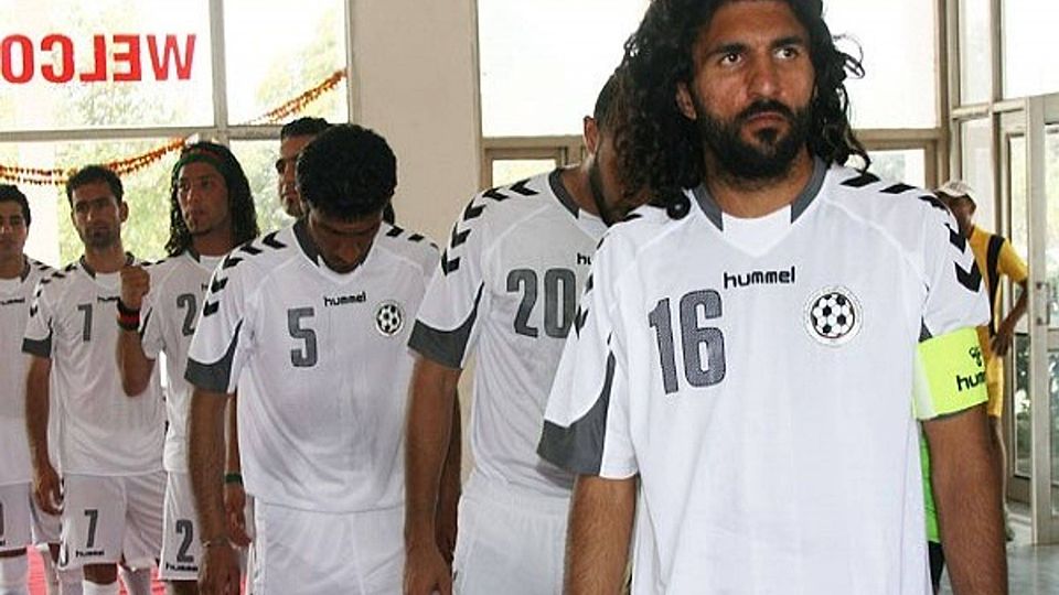 Djelaludin Sharityar ist Kapitän der afghanischen Nationalmannschaft  Foto:Sharityar