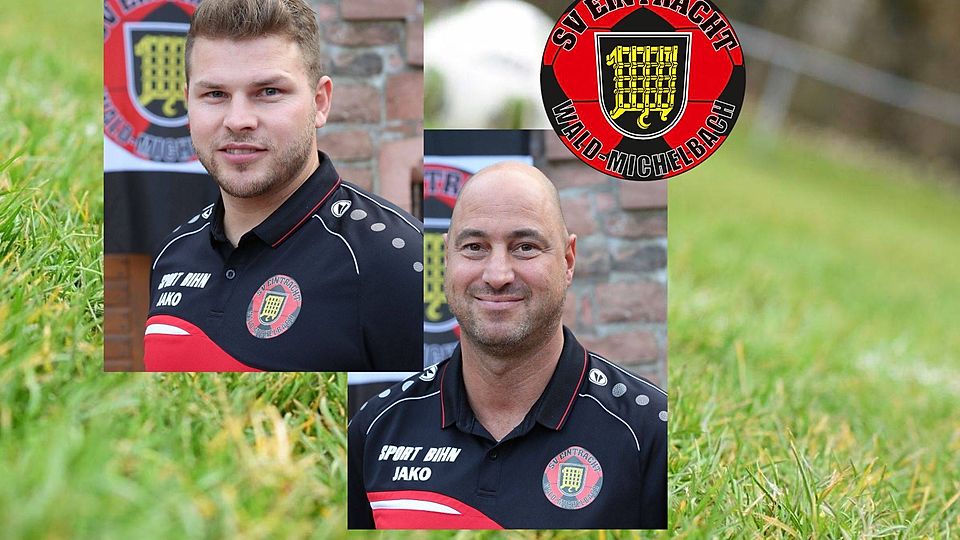Ralf Ripperger (links) und Sascha Amend bleiben weiter beim SV Eintracht Wald-Michelbach