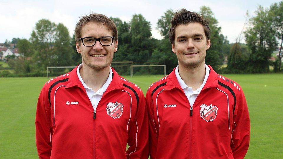 Matthias Bauer (li) und Andreas Stallhofer (re.) bilden das Spielertrainer-Duo bei der Bezirksliga-Reserve F: SVH