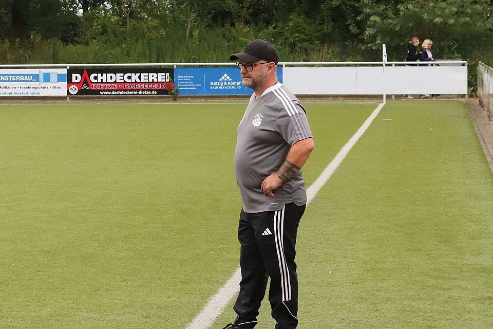 Gästetrainer FRank Dorenz sah einen glücklichen Sieg seiner Mannschaft.