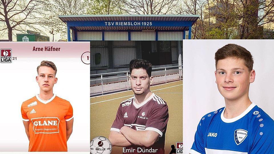 Junge Verstärkung für den TSV: Arne Häfner, Emir Dündar und Fabian Flick.