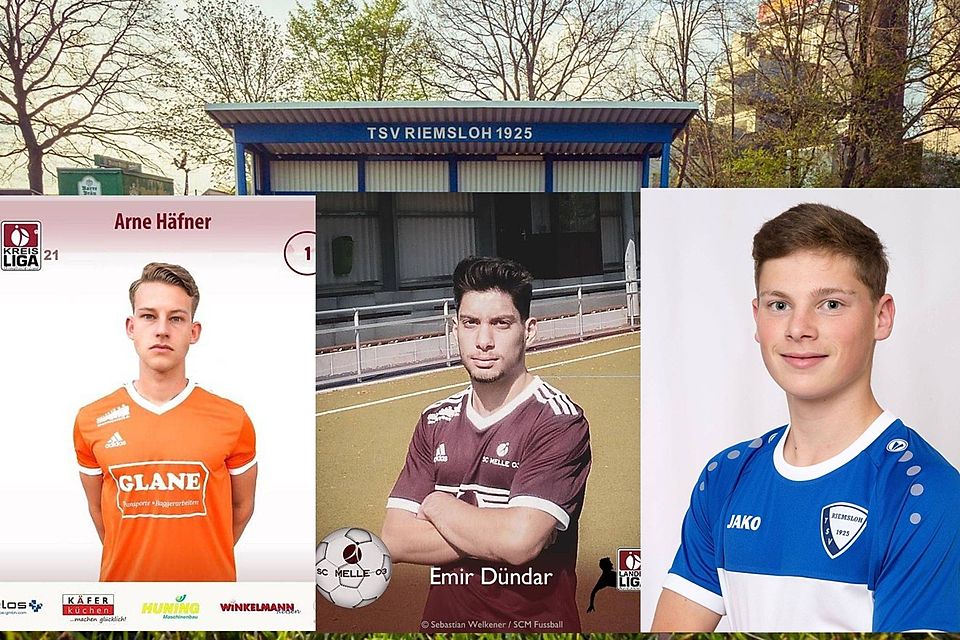 Junge Verstärkung für den TSV: Arne Häfner, Emir Dündar und Fabian Flick.