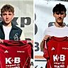 Johannes Mauerer (links) und Lukas Kronfeldner wechseln von der U19 der SpVgg GW Deggendorf zu den Waidlern