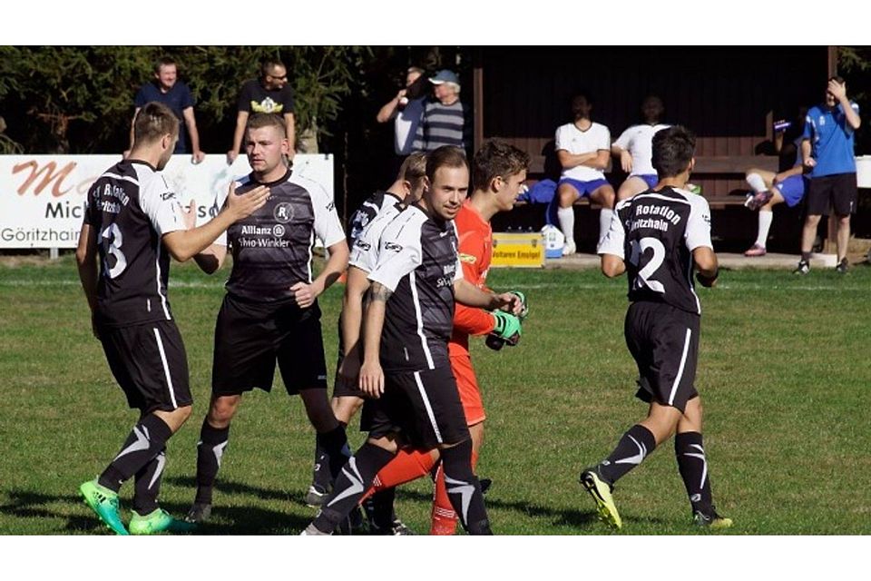 Die Kicker des SV Rotation Göritzhain schnupperten an der Überraschung im Mittelsachsenpokal, doch nach einem spannenden Match inklusive Verlängerung setzte sich der Favorit vom SV Barkas Frankenberg mit 3:2 durch. F: Claus Spreer