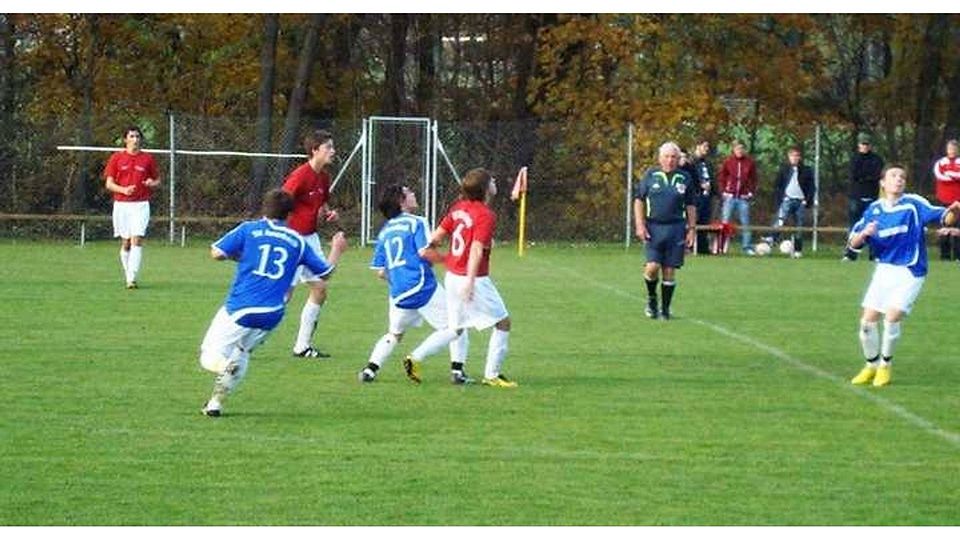 Spiel zwischen dem FC Gergweis und dem SV Auerbach. (Foto: Schuster Paulina)