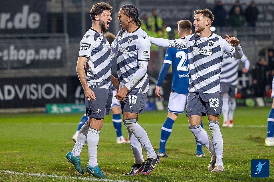Nur Sandhausen hatte Grund zum Jubeln am Freitagabend. 
