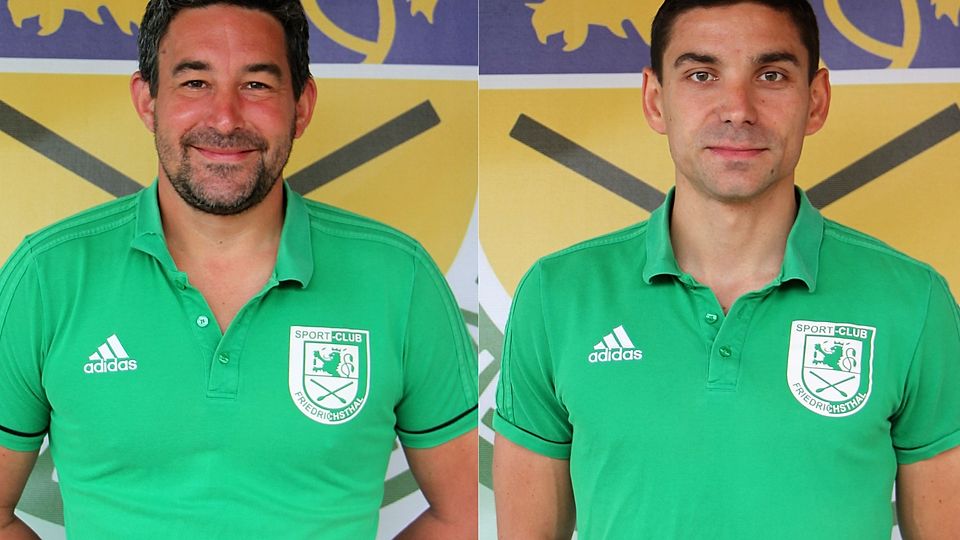 Markus Becker (li.) und Philipp Kerber (re.) beenden ihre Trainertätigkeit in Friedrichsthal nach der Saison