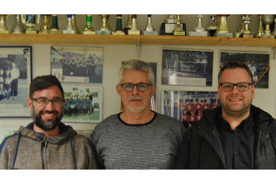 Neu-Co-Trainer Carsten Moritz, TSG-Abteilungsleiter Rainer Schulze und Neu-Trainer Marcel Würlich. | Foto: Verein
