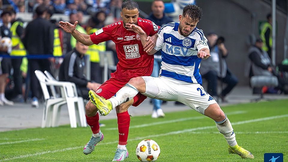 Rot-Weiss Essen und der MSV Duisburg stehen sich gegenüber.