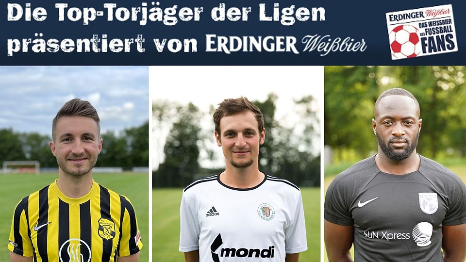 Lukas Schoeffel und Maximilian Lechner teilen sich die Führung der Torschützenliste der Bezirksliga Ost.  