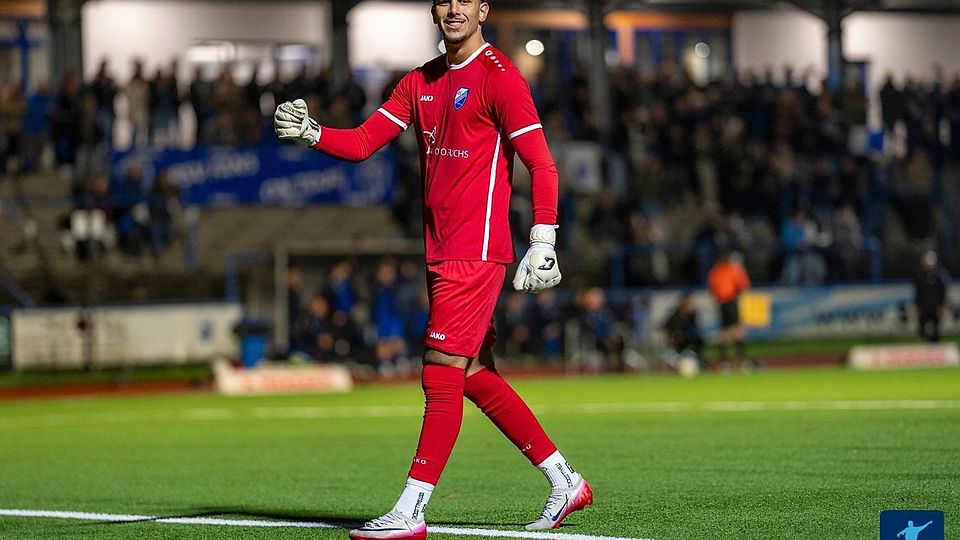 Arda Polat hat sich im Laufe der Hinrunde den Stammplatz im Tor des RSV Meinerzhagen erkämpft.