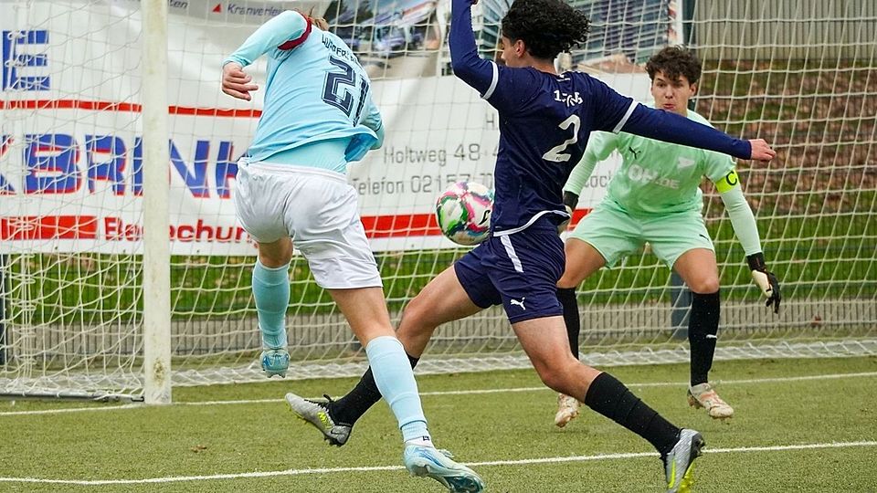 Der 1. FC Mönchengladbach hat am Mittwochabend einen Punkt gegen Hilden geholt.