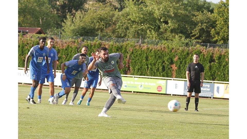 Im Testspiel des TSV Gau-Odernheim vergab Eray Öztürk (im Bild) gegen den SV Gonsenheim einen Elfmeter.	Foto: Schmitz/pakalski-press