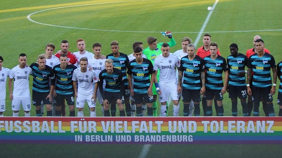Schon 2018 trafen der SV Babelsberg 03 und Hertha BSC aufeinander. 