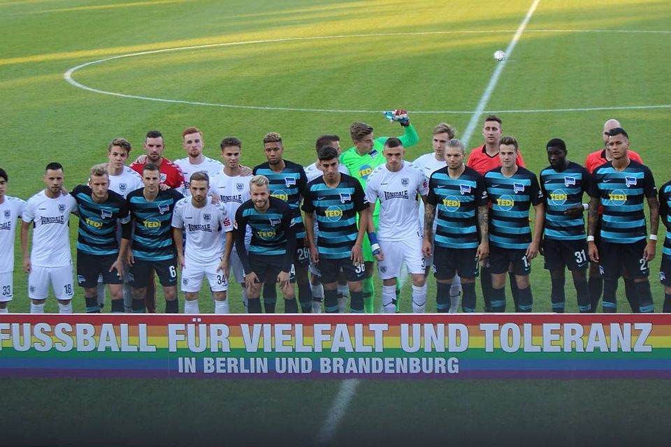 Schon 2018 trafen der SV Babelsberg 03 und Hertha BSC aufeinander. 