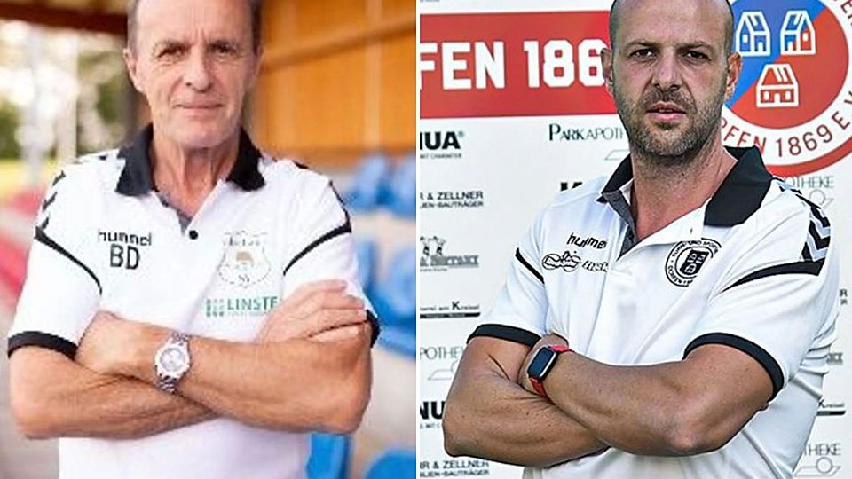 Vater und Sohn: Albert Deißenböck trainert den SV Aschau, Christoph Deißenböck den TSV Dorfen.