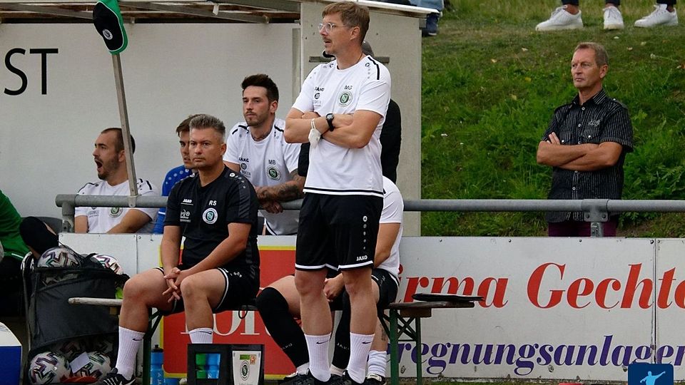 Christoph Hasselmeier über Michael Griebel (stehen, Mitte): "Er übt seine Rolle als Co-Trainer mit großer Loyalität mir selbst und auch den anderen Trainern gegenüber aus - das ist einfach herausragend."