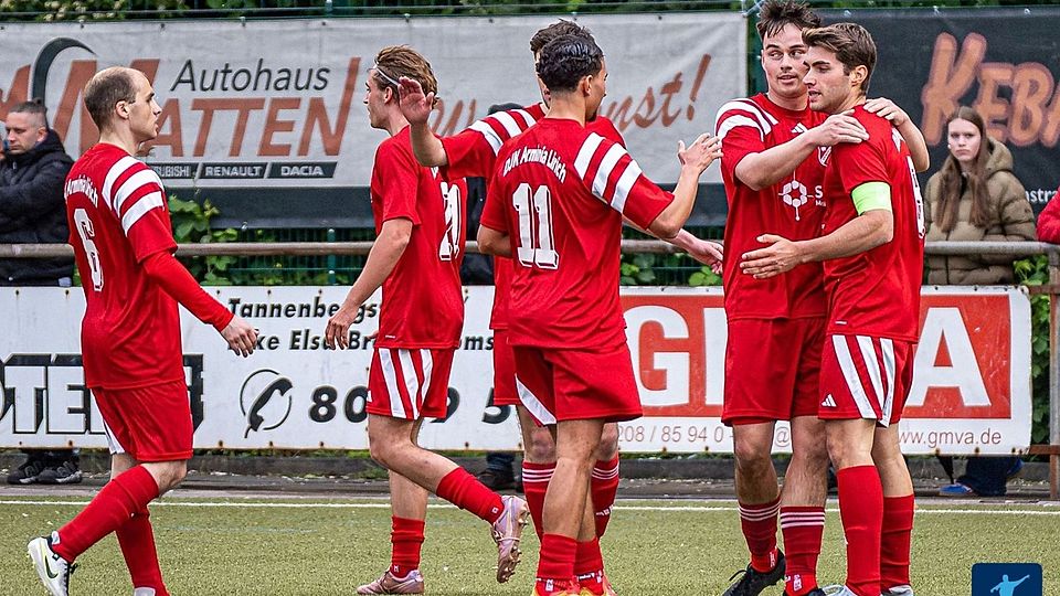Arminia Lirich gewinnt spät. 