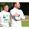 Ab sofort nicht mehr für Fortuna Babelsberg tätig: Trainer Sebastian Michalske und sein Assistent Thomas Förster. Foto: Ritzki