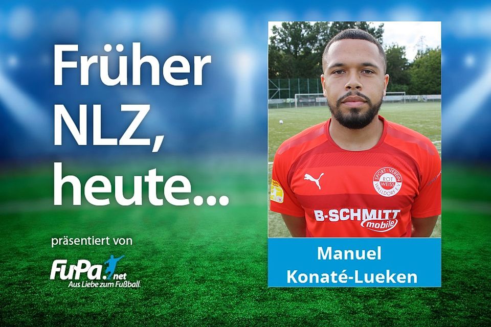Manuel Konaté-Lueken spiele in den U-Nationalmannschaften von Deutschland und Elfenbeinküste, doch ein nicht richtig diagnostiziertes Herzleiden warf die Karriere des 25-Jährigen entscheidend zurück. Nun spielt er Hessenliga in Walldorf.