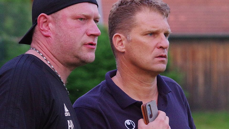 Das Hofdorfer Trainergespann: Co-Trainer Andreas Willam (links) und Dirk Steger.