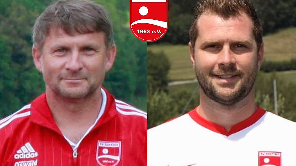 Günter Fredl (links) hat sein Traineramt beim SV Zenting niedergelegt. Co-Spielertrainer Michal Vesely übernimmt vorerst.