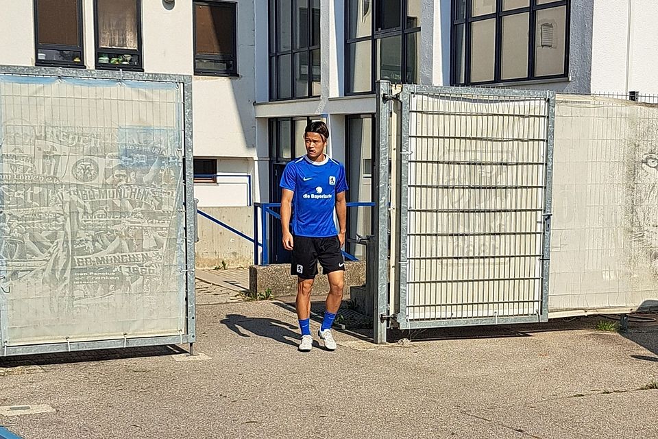 1860-Neuzugang Soichiro Kozuki nimmt erstmals am Training des TSV 1860 München teil.