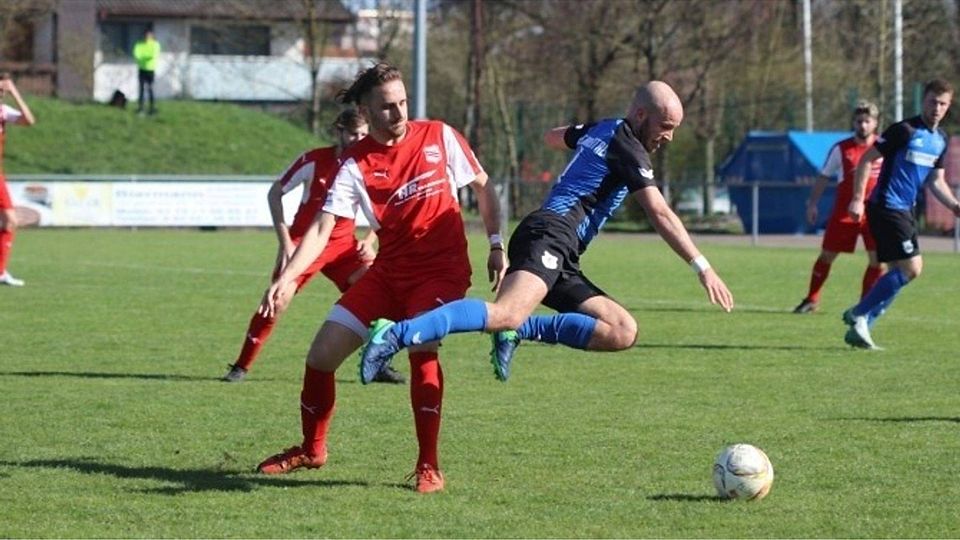 Beinahe hätte der FC Badenia St. Ilgen gegen den FC Bammental punkten können F: Koch