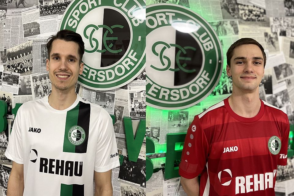 Sebastian Emmert (li.) und Felix Ryssel verstärken den SC Eltersdorf.