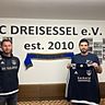 Willi Sitter (li.) und Mario Raab sind das neue Trainerduo des FC Dreisessel 