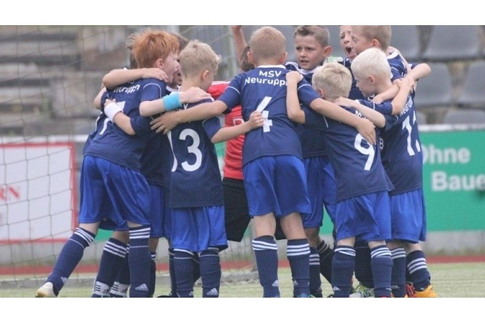 Die erste Mannschaft des MSV Neuruppin bezwang den BFC Dynamo mit 2:0 und wurde am Ende Turniervierter. © MZV/Gunnar Reblin