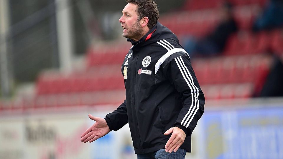 Heiko Gröger ist nicht zufrieden mit der Leistung seiner Mannschaft in der Vorbereitung. F: Zink